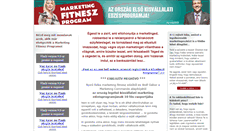 Desktop Screenshot of marketingfitnesz.hu