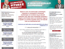 Tablet Screenshot of marketingfitnesz.hu